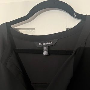 Ellen Tracy black blouse